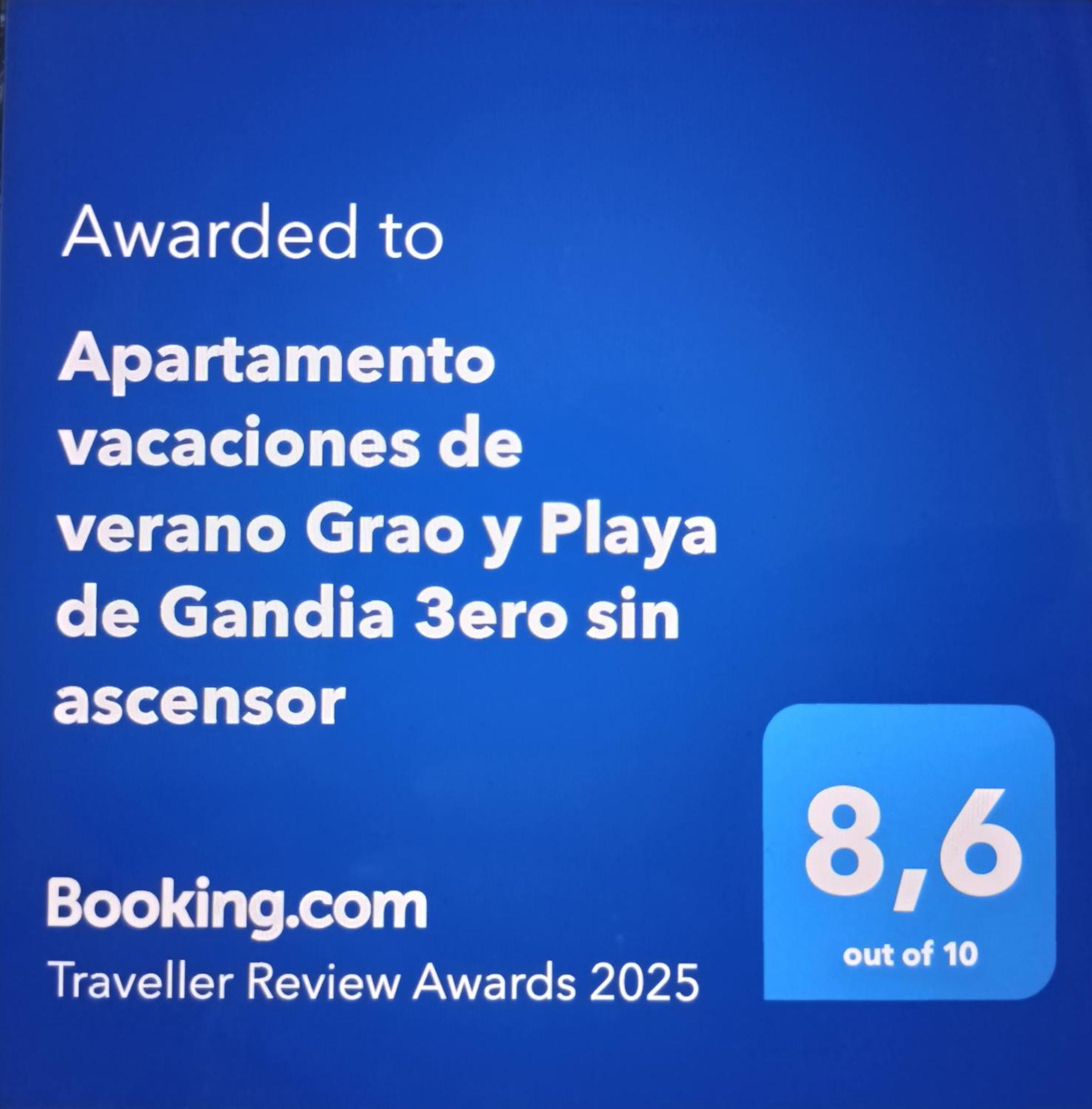 Daoiz, Vivienda Vacacional Para Familias Y Mayores De 25 Anos En El Grao De Gandia 3Ro Sin Ascensor Playa de Gandia Exterior photo
